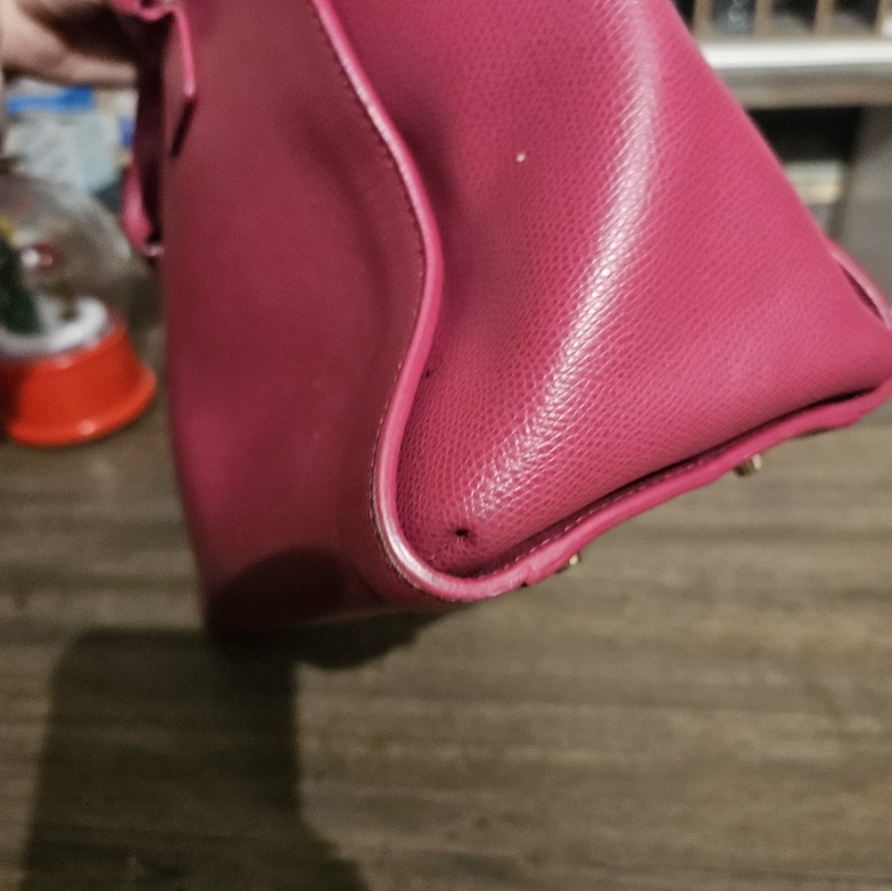 Furla Fuchsia Leather Metropolis Tote - Picture 7 of 12